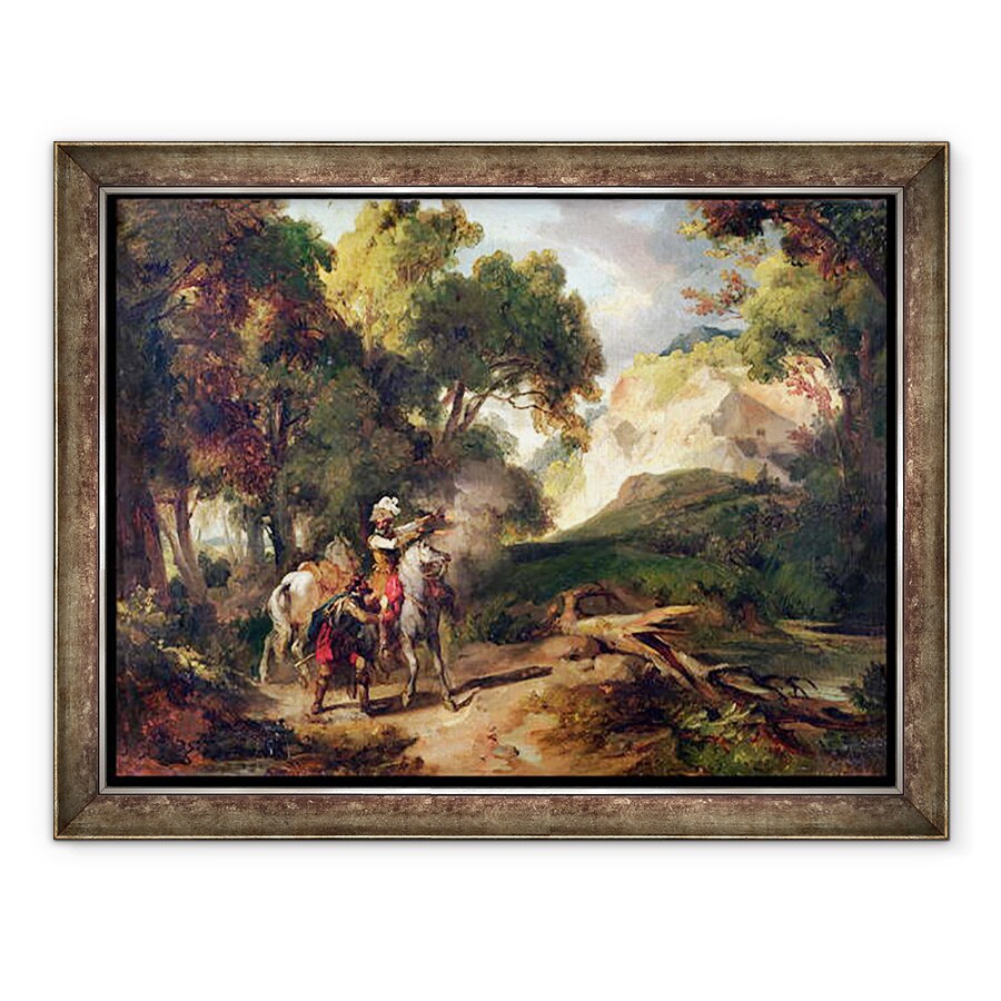 Tablou inramat - Achille Etna Michallon - Henri IV 1553-1610 si capitanul Michau, 60 x 80 cm