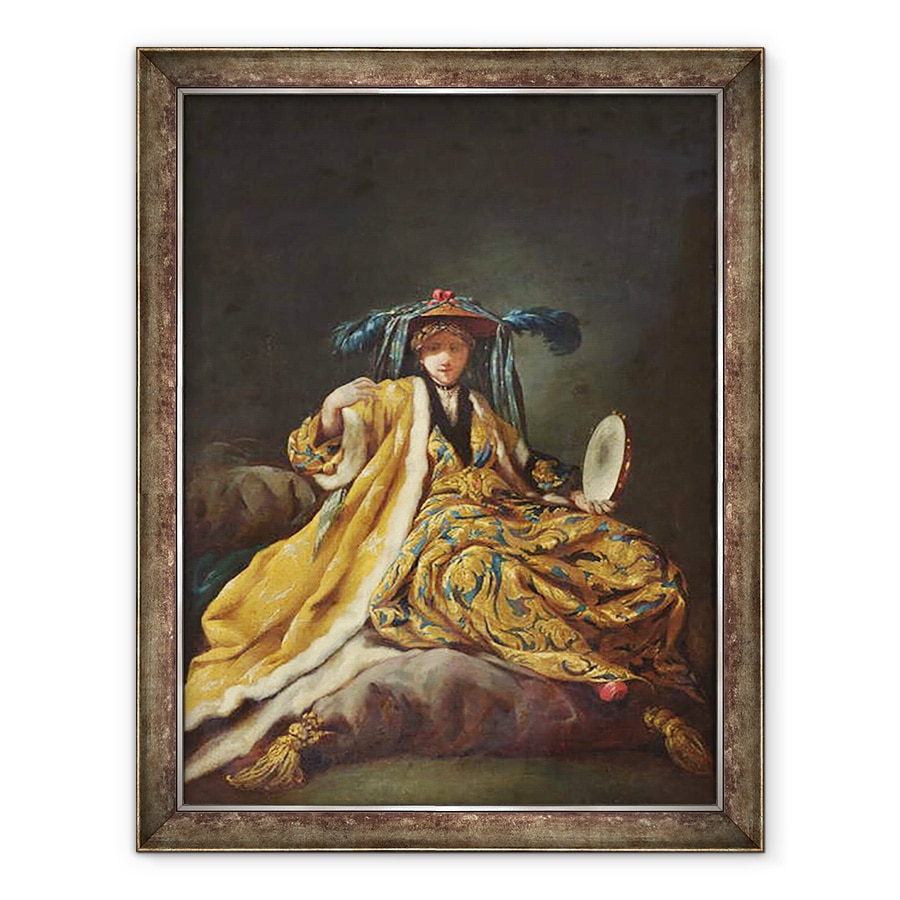 Tablou inramat - Jean Barbault - Sultana greaca, 60 x 80 cm
