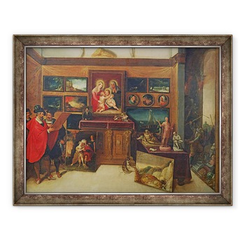 Tablou inramat - Hieronymus II Francken - Sala de Expozitii a Amatorilor, 70 x 90 cm Tablou inramat - Hieronymus II Francken - Sala de Expozitii a Amatorilor, 70 x 90 cm