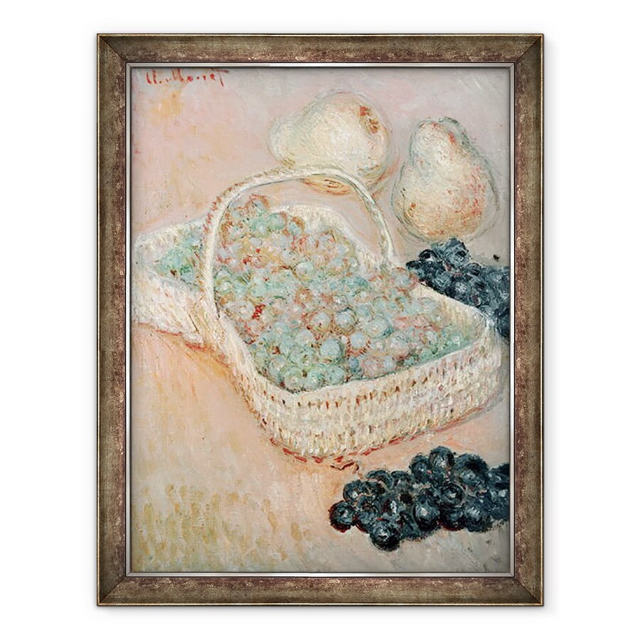 Tablou inramat - Claude Monet - Cosul cu Struguri, 60 x 80 cm