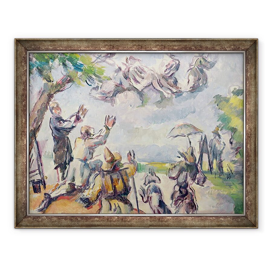 Tablou inramat - Paul Cezanne - Apoteoza Delacroix, 70 x 90 cm