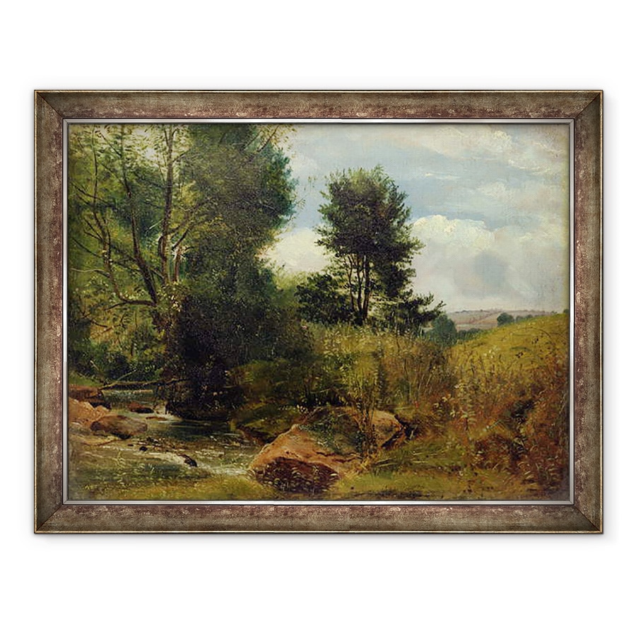 Tablou inramat - Lionel Constable - Vedere pe raul Sid, langa Sidmouth, 70 x 90 cm