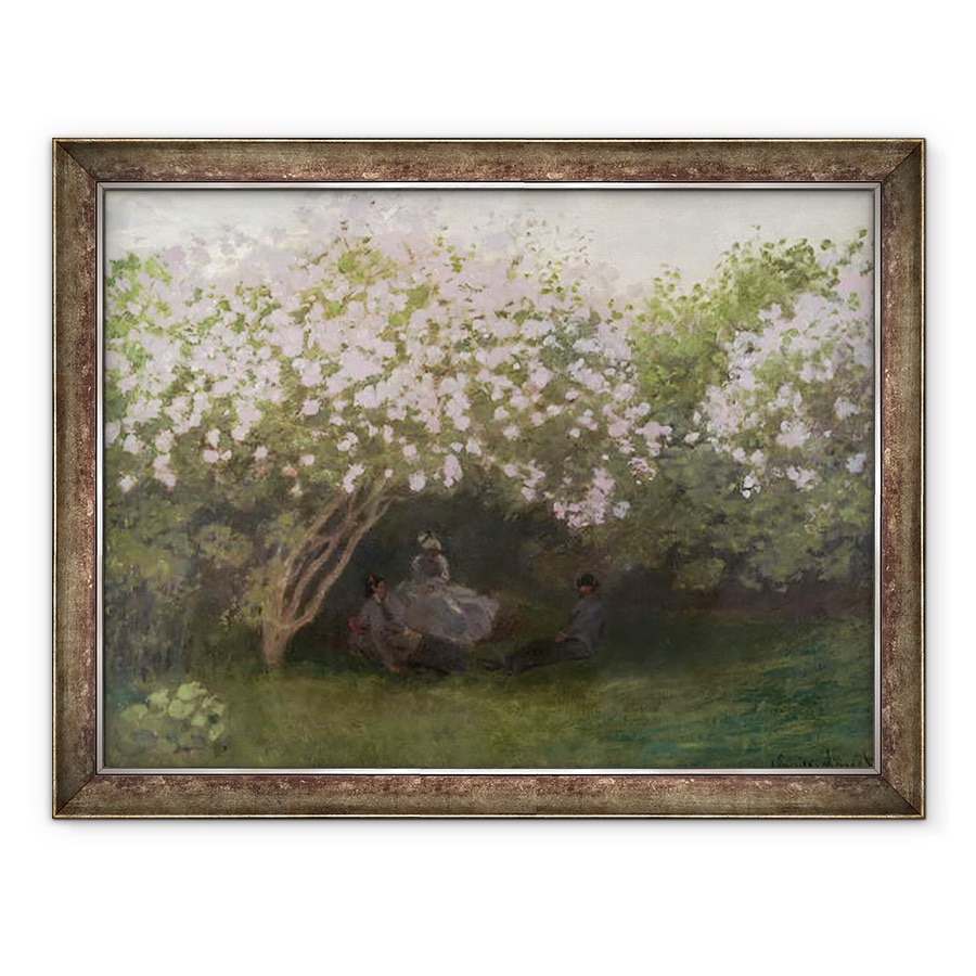 Tablou inramat - Claude Monet - Lilacs, Vremea Gri, 60 x 80 cm