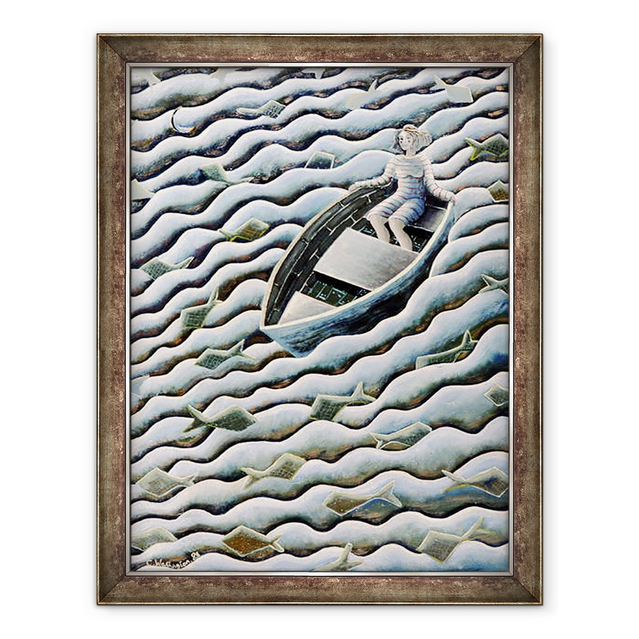 Tablou inramat - Celia Washington - Pe mare, 70 x 90 cm