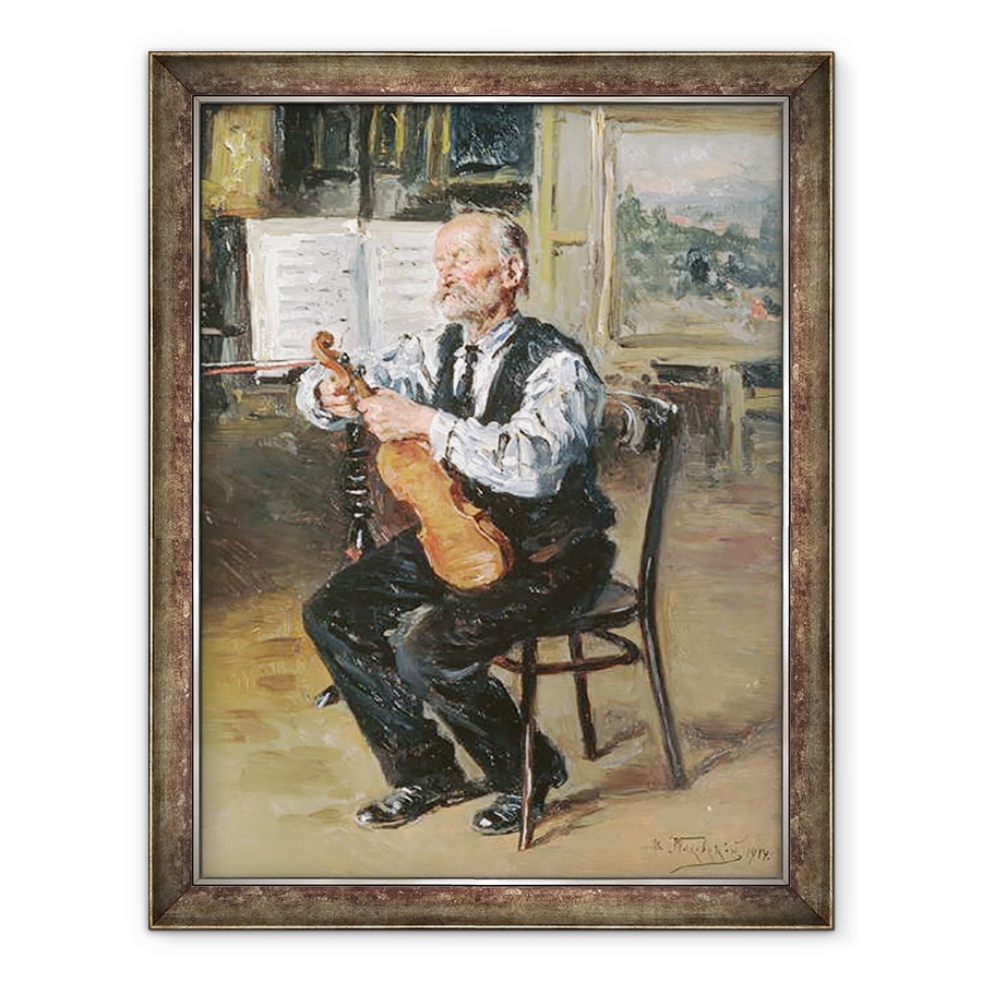 Tablou inramat - Vladimir Egorovic Makovsky - Un facator de vioara, 60 x 80 cm