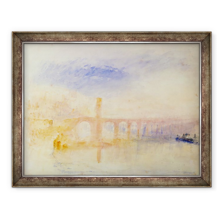 Tablou inramat - Joseph Mallord William Turner - Podul Moselle, Coblenz, 60 x 80 cm