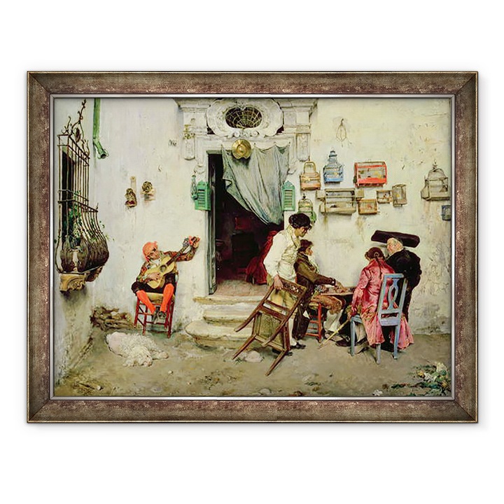 Tablou inramat - Jose-Jimenes Aranda - Magazinul lui Figaro, 70 x 90 cm