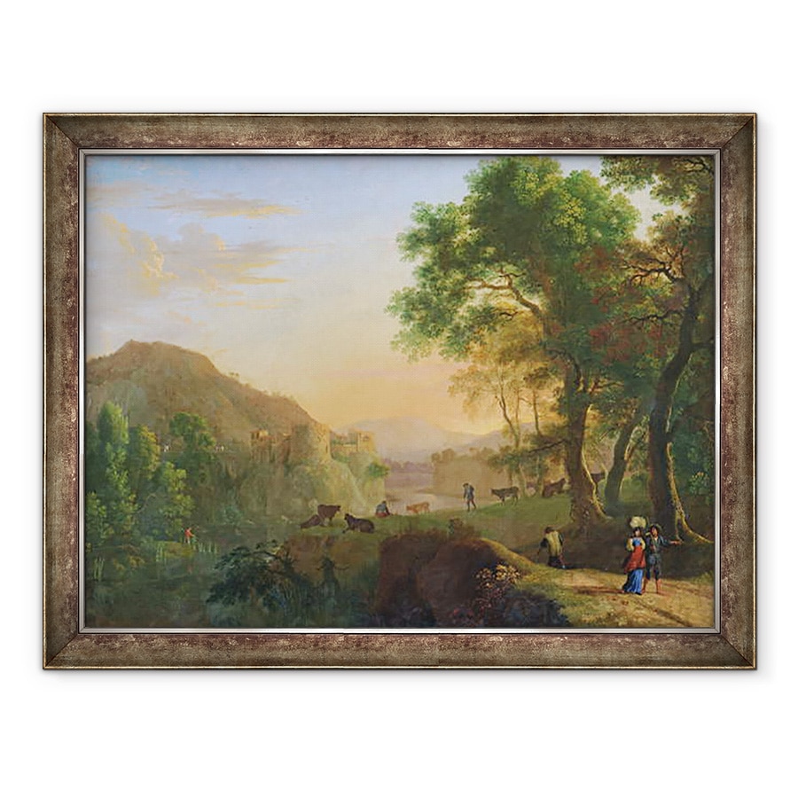 Tablou inramat - Herman van Swanevelt - Setarea soarelui, 60 x 80 cm