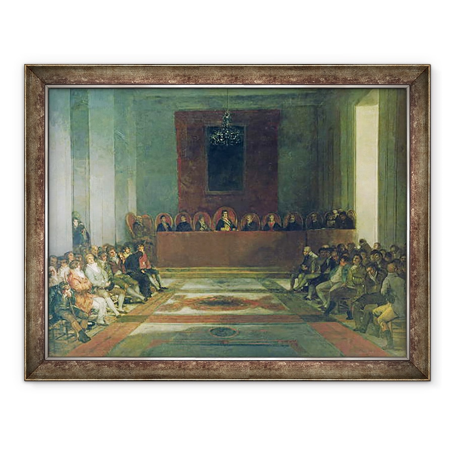 Tablou inramat - Francisco Jose de Goya y Lucientes - Junta din Filipine, 60 x 80 cm