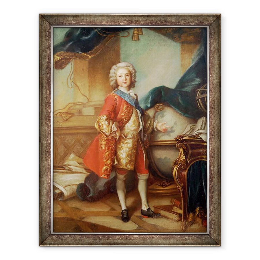 Tablou inramat - Louis M. Tocque - Dauphin Charles-Louis 1729-65 al Frantei, 60 x 80 cm