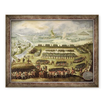Tablou inramat - Rodrigo of Holland - Asediul Parisului Razboiul impotriva Frantei 1556-8, 70 x 90 cm Tablou inramat - Rodrigo of Holland - Asediul Parisului Razboiul impotriva Frantei 1556-8, 70 x 90 cm