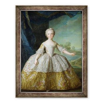 Tablou inramat - Jean-Marc Nattier - Infanta Isabelle de Bourbon-Parma 1741-63 1749, 60 x 80 cm Tablou inramat - Jean-Marc Nattier - Infanta Isabelle de Bourbon-Parma 1741-63 1749, 60 x 80 cm