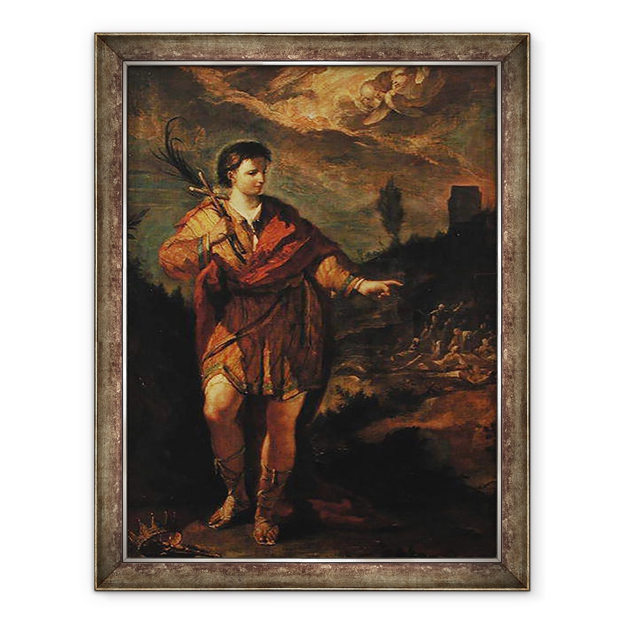Tablou inramat - Giovanni Antonio Guardi - Sfantul Magnus, 60 x 80 cm