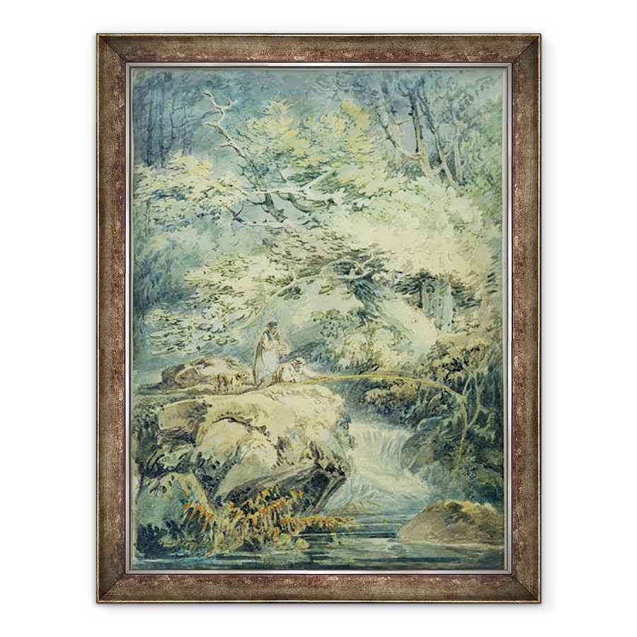 Tablou inramat - Joseph Mallord William Turner - Pescarul, 60 x 80 cm