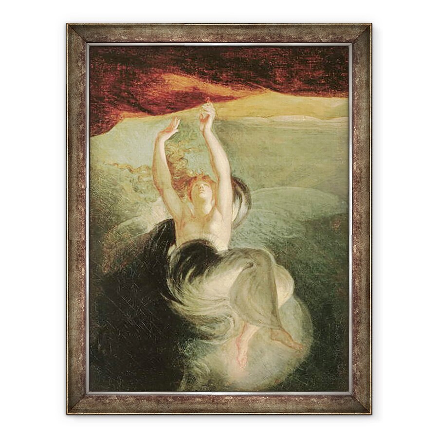 Tablou inramat - Henry Fuseli - Titania gaseste inelul magic pe tarm, 70 x 90 cm