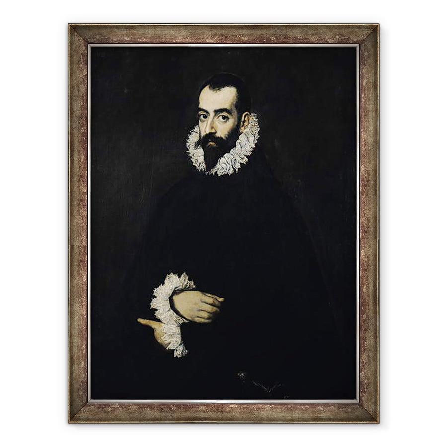 Tablou inramat - El Greco - Portret De Juan Alfonso de Pimentel y Herrera, 60 x 80 cm
