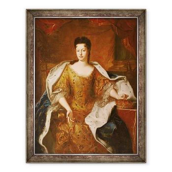 Tablou inramat - Pierre Gobert - Elisabeth-Charlotte dOrleans 1676-1744 Ducesa de Lorena, 60 x 80 cm Tablou inramat - Pierre Gobert - Elisabeth-Charlotte dOrleans 1676-1744 Ducesa de Lorena, 60 x 80 cm
