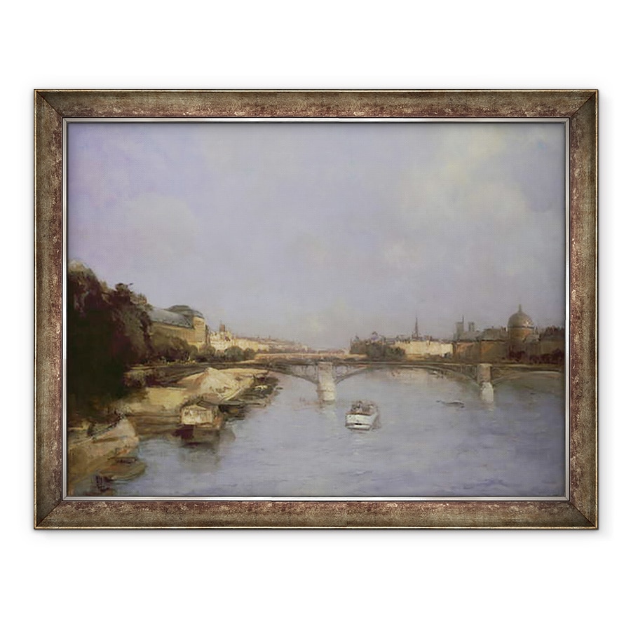 Tablou inramat - Antoine Vollon - River Seine, 60 x 80 cm