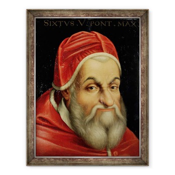 Tablou inramat - Scoala Italiana - Pope Sixtus V 1520-90, 60 x 80 cm Tablou inramat - Scoala Italiana - Pope Sixtus V 1520-90, 60 x 80 cm