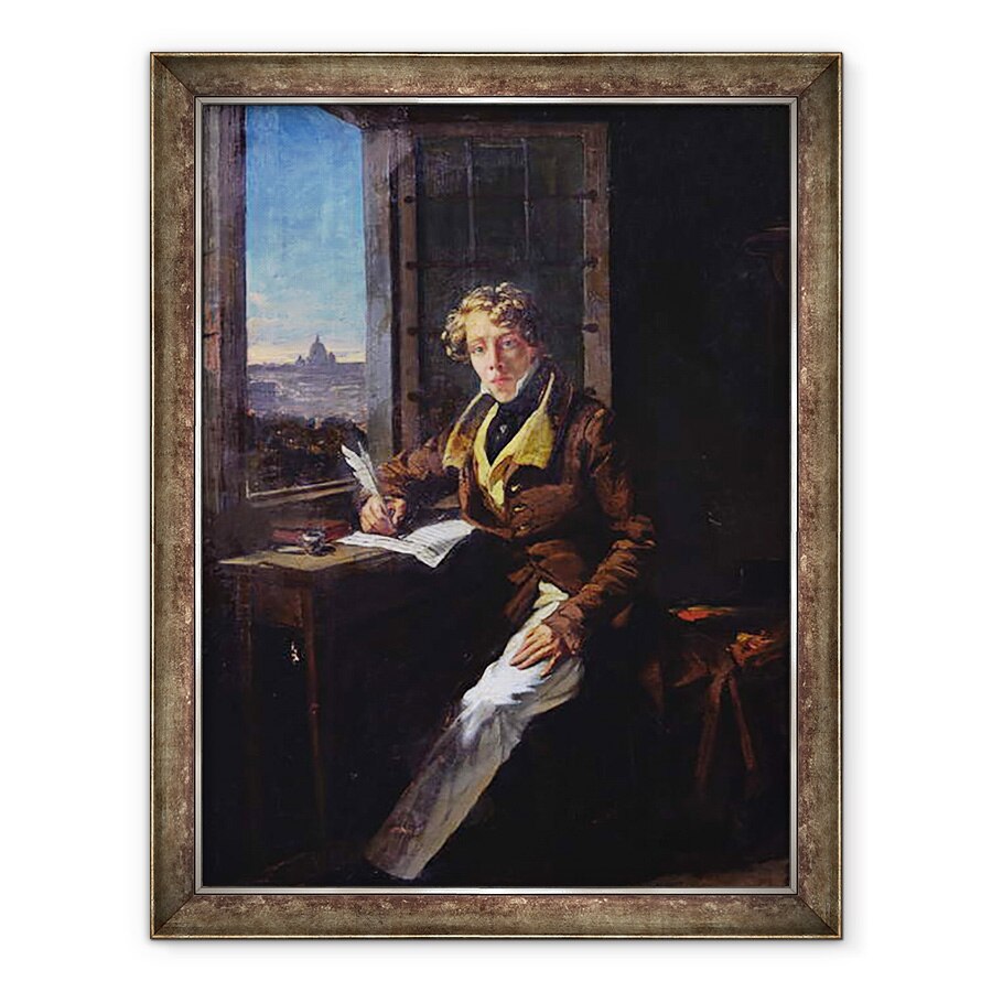 Tablou inramat - Joseph Desire Court - Portretul lui Victor Rifaut 1798-1838 1822, 70 x 90 cm