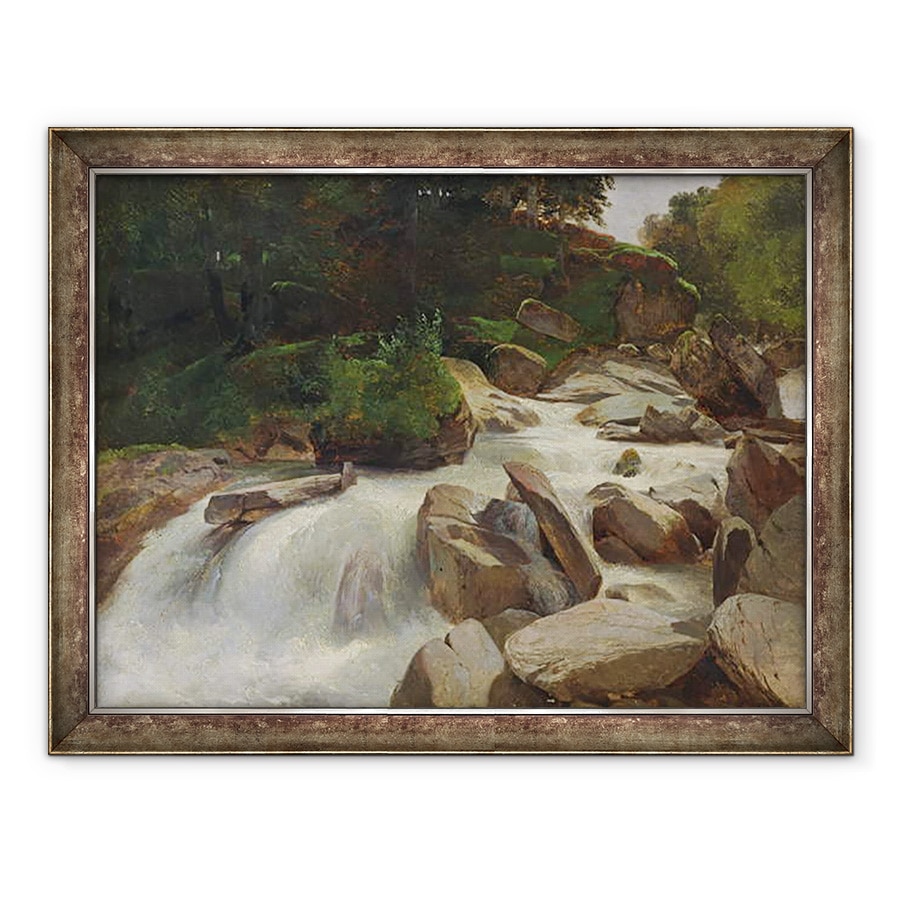 Tablou inramat - Alexandre Calame - Studiu River, 60 x 80 cm