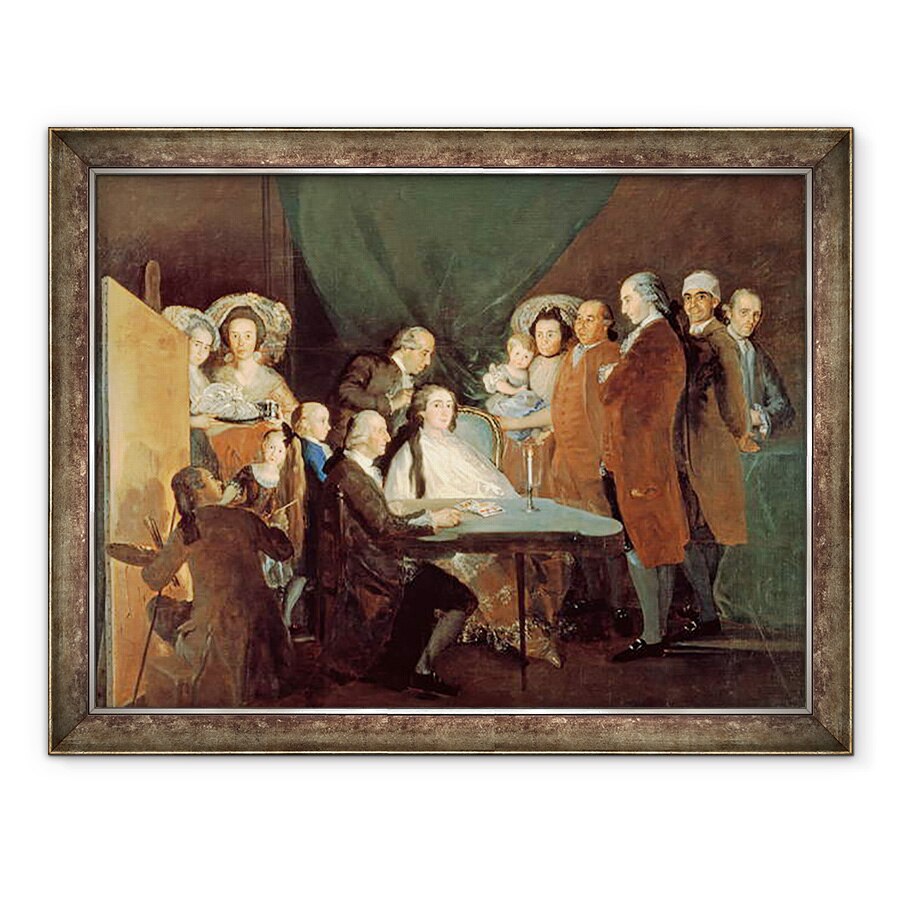 Tablou inramat - Francisco Jose de Goya y Lucientes - Familia infantului Don Luis de Borbon, 70 x 90 cm