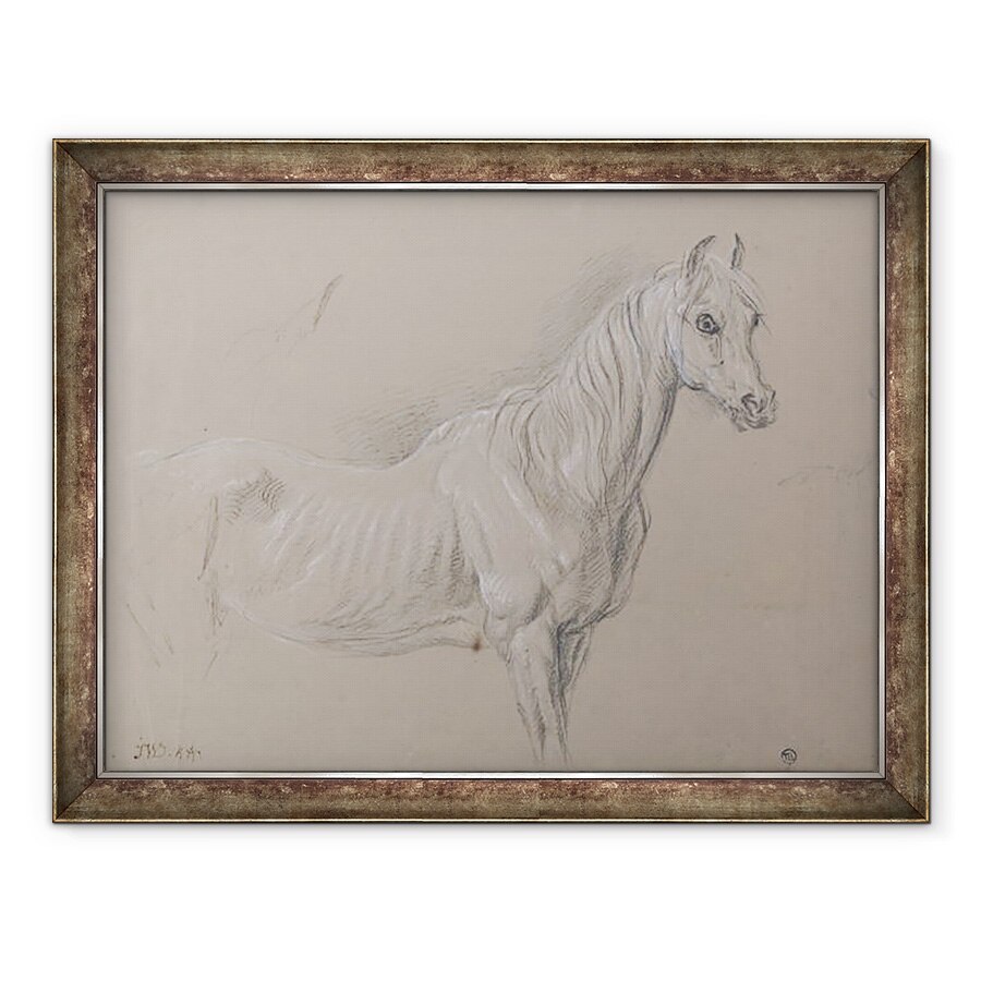 Tablou inramat - James Ward - A Mare, posibil un studiu pentru LAmour de Cheval, 70 x 90 cm