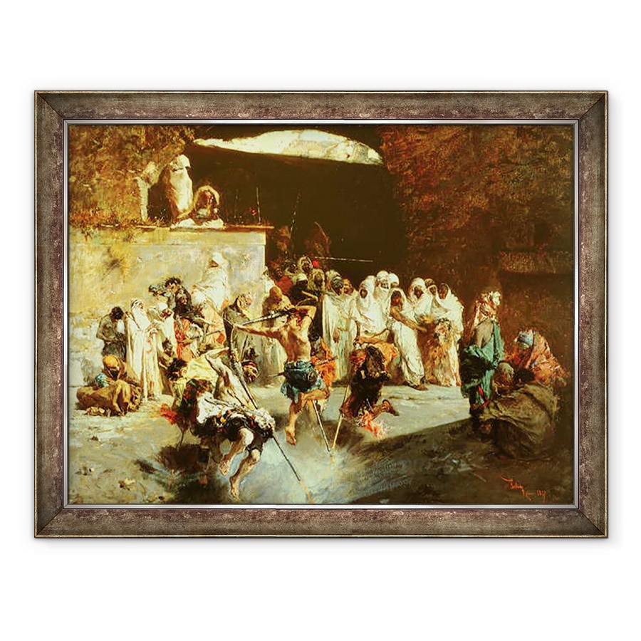 Tablou inramat - Fortuny y Carbó - Fantasia araba, 70 x 90 cm