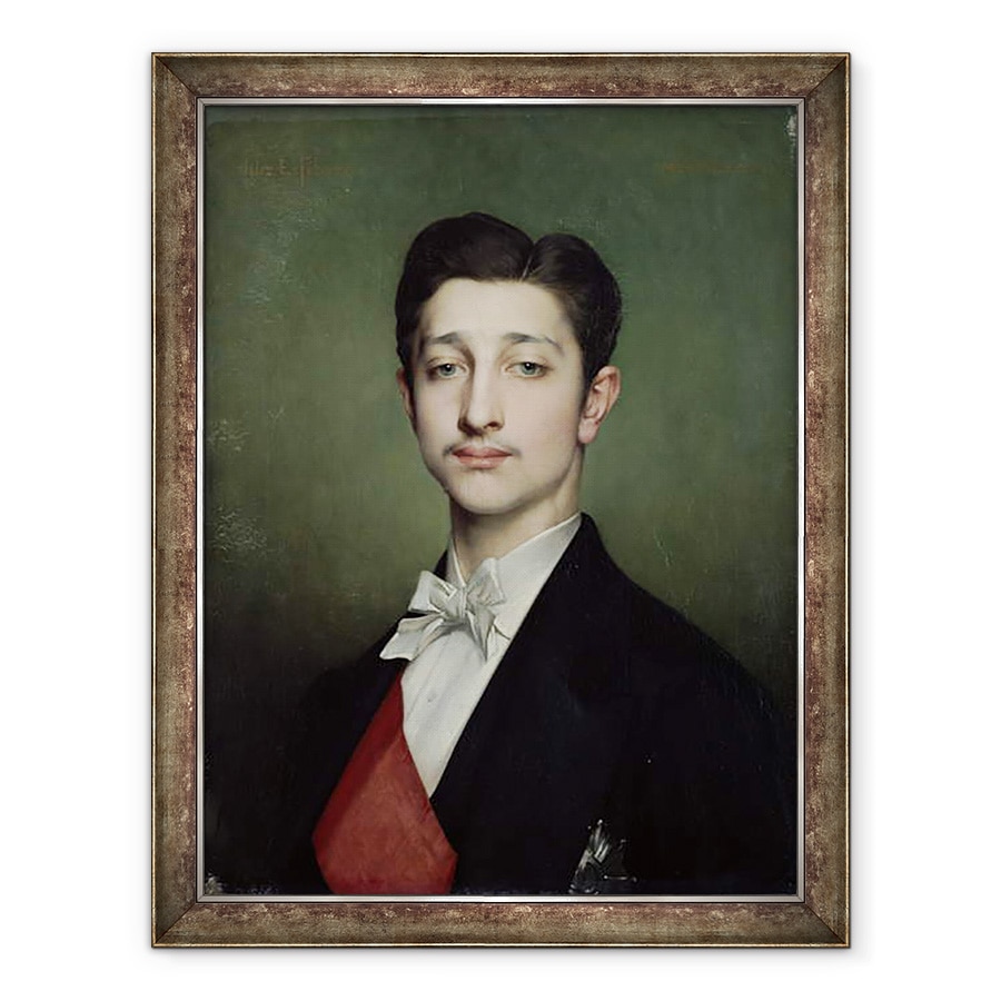 Tablou inramat - Jules Joseph Lefebvre - Eugene-Louis-Napoleon Bonaparte 1856-79 1874, 60 x 80 cm