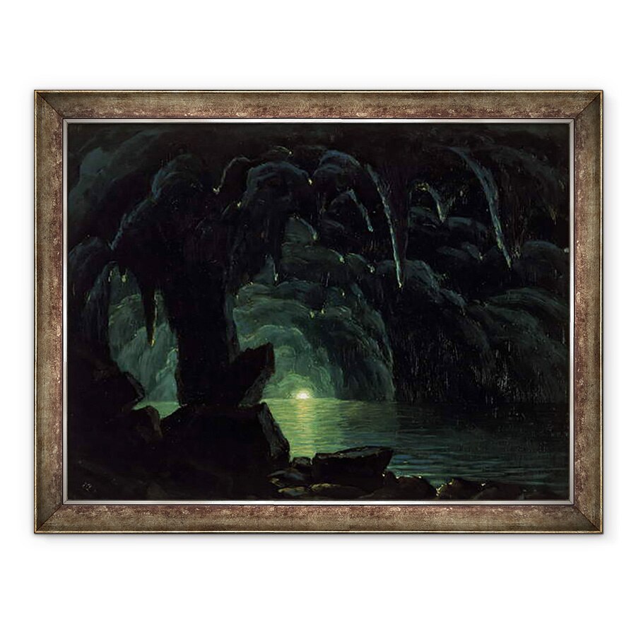 Tablou inramat - Albert Bierstadt - The Blue Grotto, 60 x 80 cm