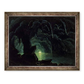 Tablou inramat - Albert Bierstadt - The Blue Grotto, 60 x 80 cm Tablou inramat - Albert Bierstadt - The Blue Grotto, 60 x 80 cm
