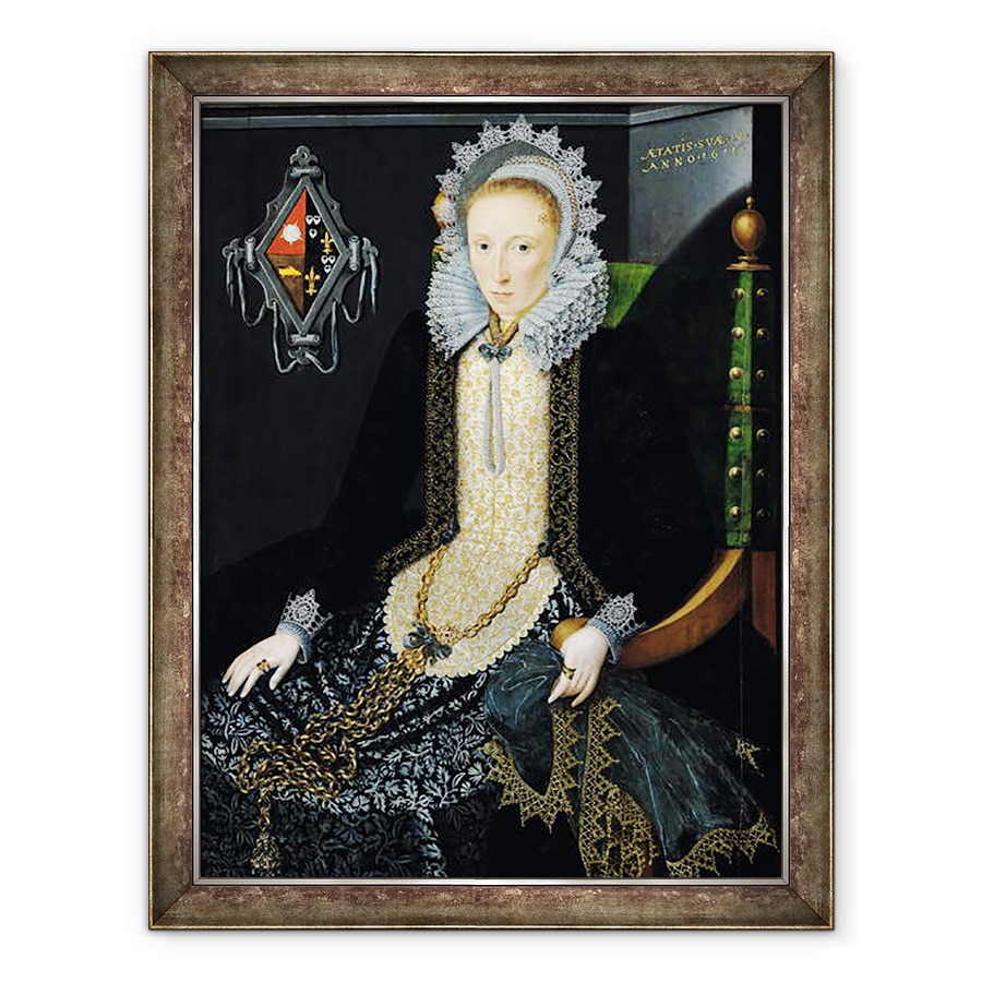 Tablou inramat - Salomon Mesdach - Portret De Adriana van Nesse, 60 x 80 cm