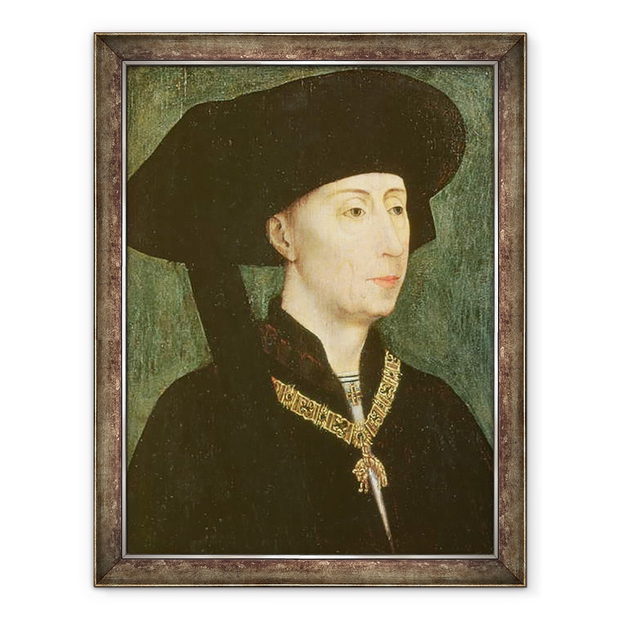 Tablou inramat - Rogier van der Weyden - Filip cel Bun 1396-1467 Duce de Burgundia, 60 x 80 cm
