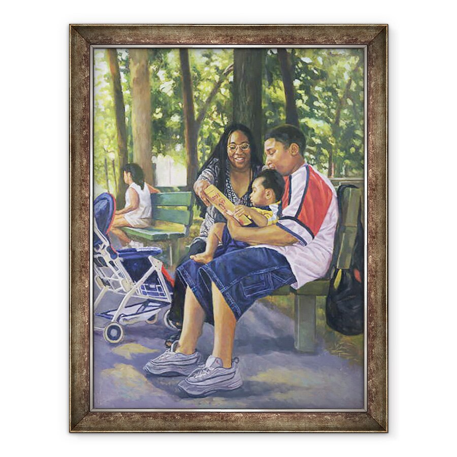 Tablou inramat - Colin Bootman - Familie in parc, 60 x 80 cm