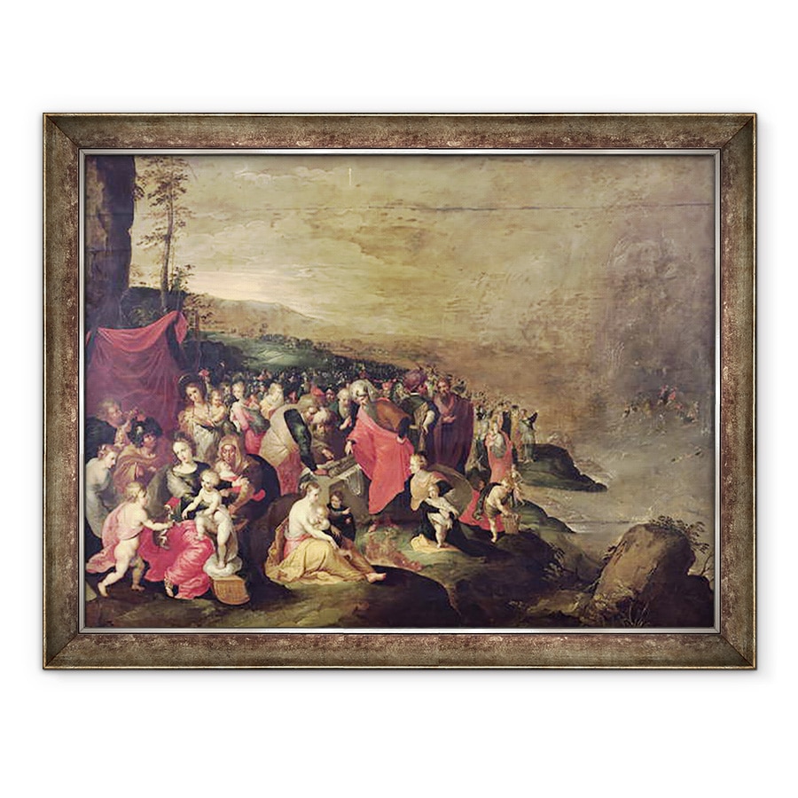 Tablou inramat - Frans II Francken the Younger - Traversarea Marii Rosii, 60 x 80 cm