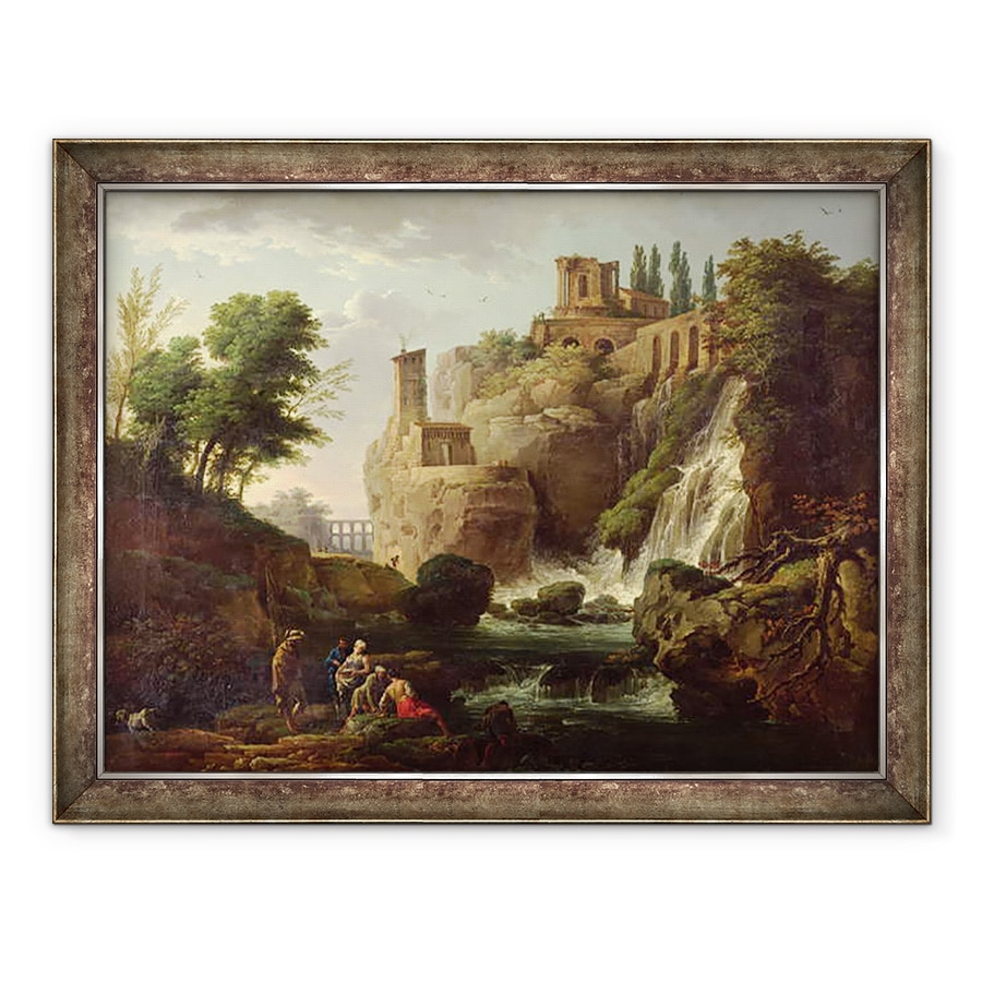 Tablou inramat - Claude Joseph Vernet - Caderile din Tivoli, 70 x 90 cm