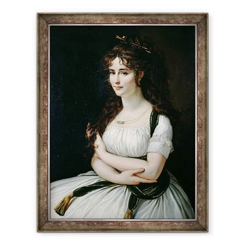 Tablou inramat - Baron Antoine Jean Gros - Doamna Pasteur 1773-1841, 70 x 90 cm Tablou inramat - Baron Antoine Jean Gros - Doamna Pasteur 1773-1841, 70 x 90 cm