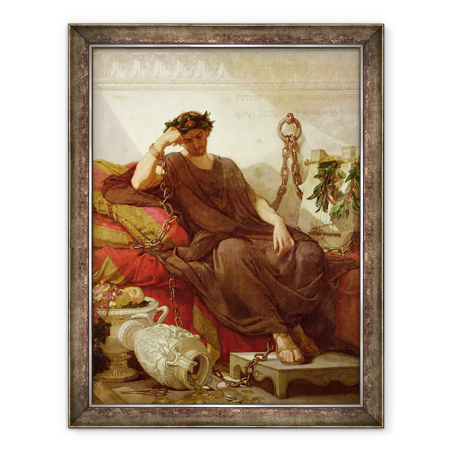 Tablou inramat - Thomas Couture - Damocles, 60 x 80 cm