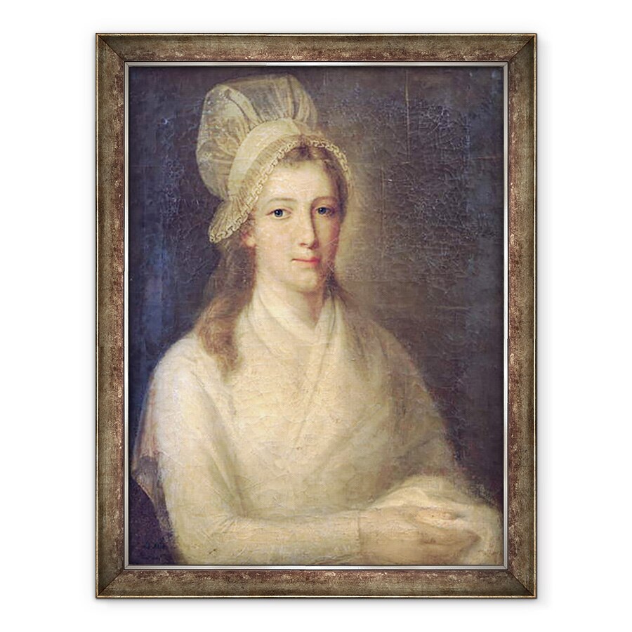 Tablou inramat - Jean-Jacques Hauer - Charlotte Corday 1768-93, 60 x 80 cm