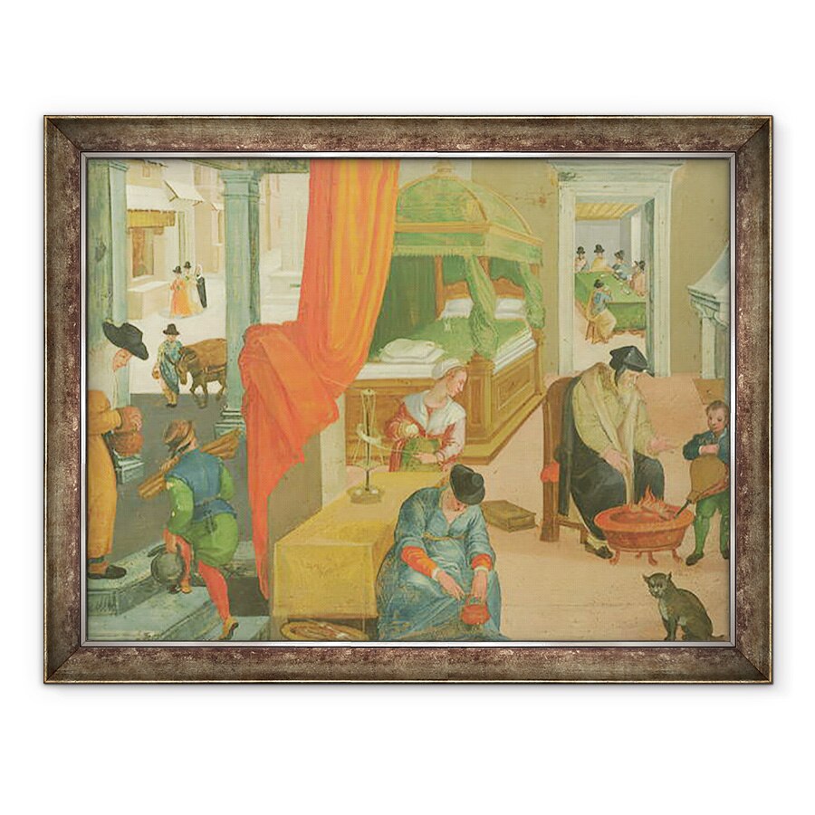 Tablou inramat - Cristoforo Rustici - Ianuarie, 60 x 80 cm