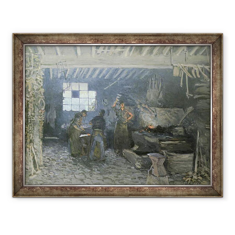 Tablou inramat - Alfred Sisley - Forja de la Marly-le-Roi, Yvelines, 60 x 80 cm