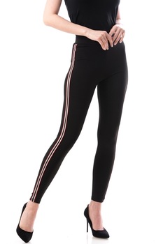 Colanti negri din bumbac cu vipusca, Negru Colanti negri din bumbac cu vipusca, Negru