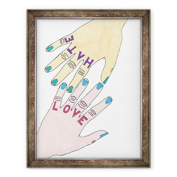 Tablou inramat - Daisy de Villeneuve - Dragoste Ura, 60 x 80 cm Tablou inramat - Daisy de Villeneuve - Dragoste Ura, 60 x 80 cm