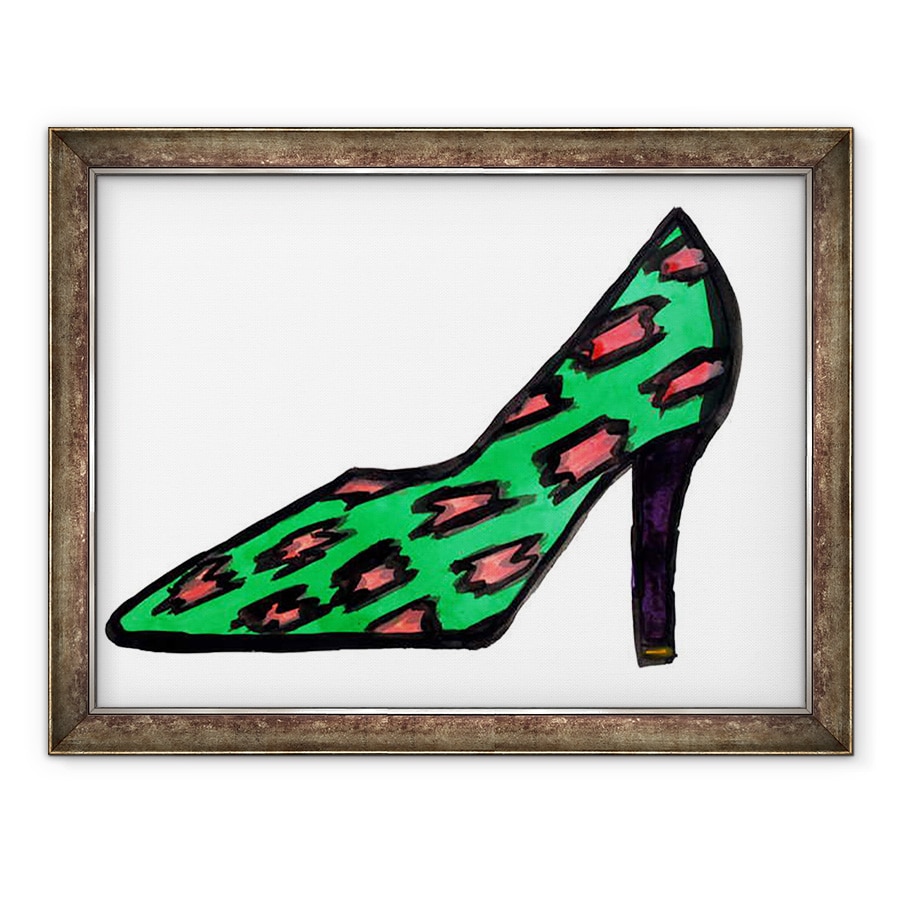 Tablou inramat - Daisy de Villeneuve - Toc Verde, 60 x 80 cm