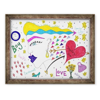 Tablou inramat - Daisy de Villeneuve - Sparks Fly, 70 x 90 cm Tablou inramat - Daisy de Villeneuve - Sparks Fly, 70 x 90 cm