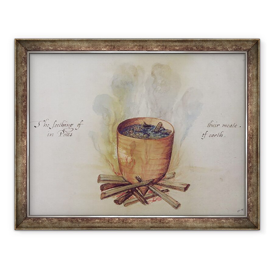 Tablou inramat - John White - Gatitul intr-o oala, 70 x 90 cm