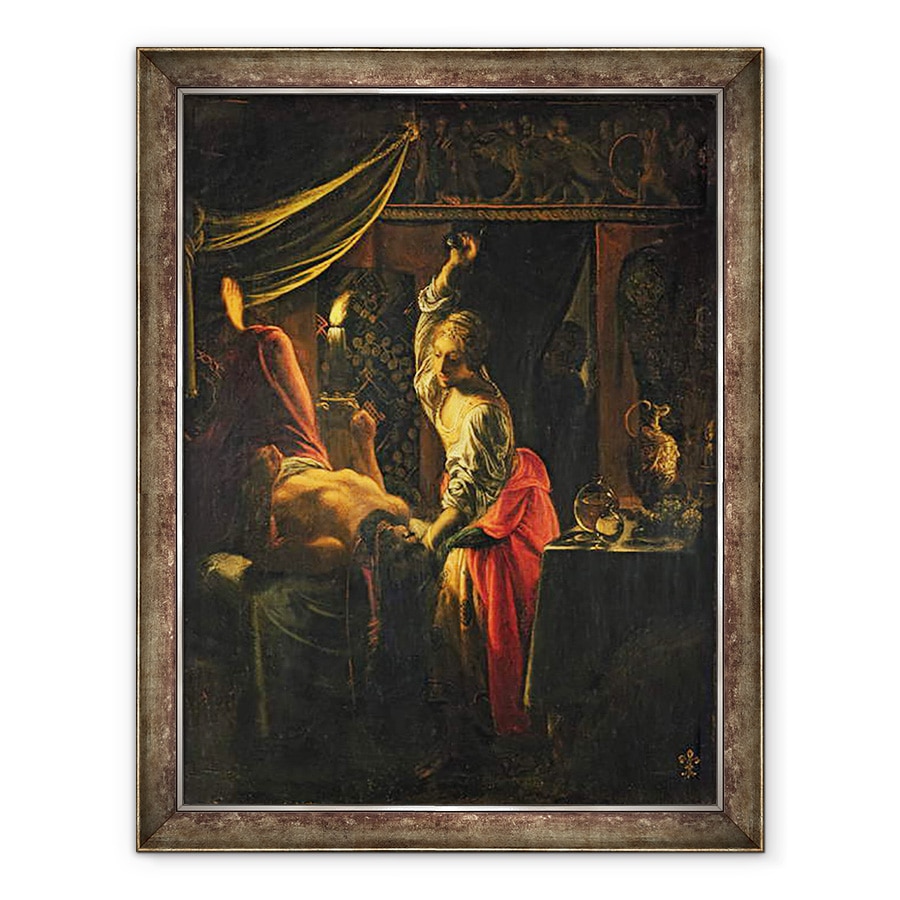 Tablou inramat - Adam Elsheimer - Judith si Holofernes, 70 x 90 cm