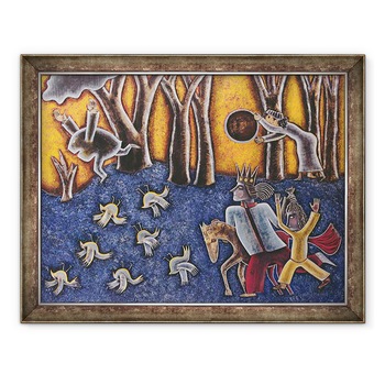 Tablou inramat - Celia Washington - Spinning Luna, 70 x 90 cm Tablou inramat - Celia Washington - Spinning Luna, 70 x 90 cm