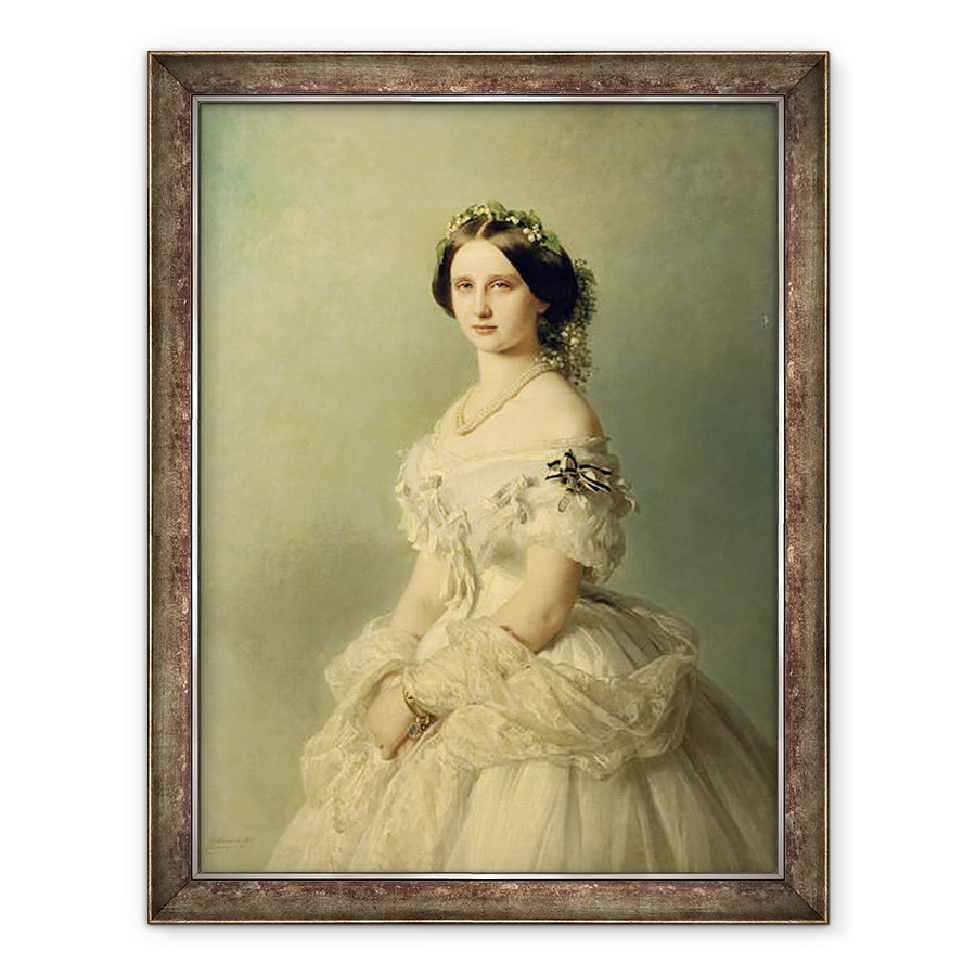 Tablou inramat - Franz Xaver Winterhalter - Portret De Printesa De Baden, 70 x 90 cm