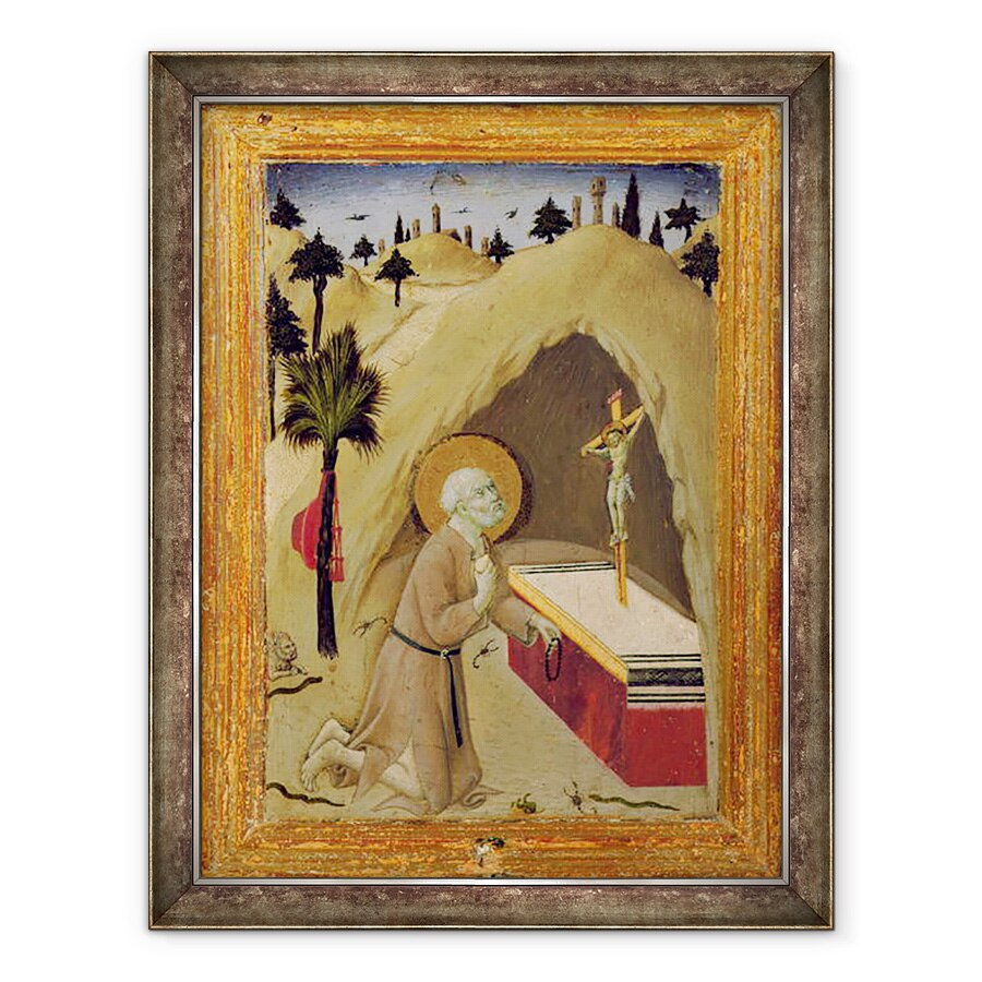 Картина в рамка - Ansano di Pietro di Mencio - Свети Йероним в ...